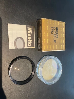 Minolta 55mm Close-Up Lens No.1 Filter for SR 55N, Boxed - Image 1 of 4