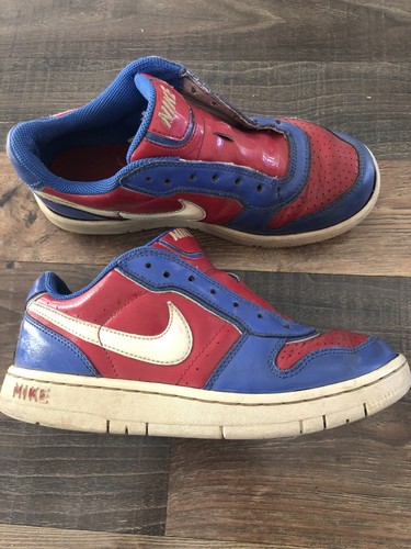 Scarpe sneakers basse Nike 2006 rosso bianco blu 313474 411 giovani taglia 5 5 anni