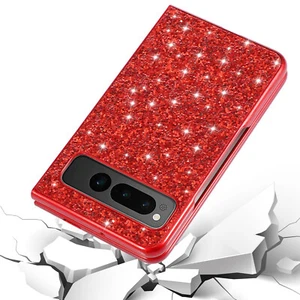 Funda delgada brillante diseño brillante a prueba de golpes duradera plegable para Google Pixel - Imagen 1 de 12