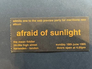 Marillion Ticket 1995 - Imagen 1 de 1