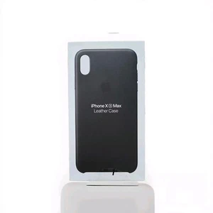 Custodia iPhone Xs Max in vera pelle Apple grigio antracite originale marca Apple  - Foto 1 di 4