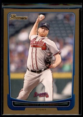 2012 Bowman Gold Tommy Hanson #68 Atlanta Braves - Image 1 of 2