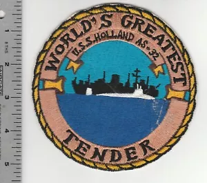 Vietnam era USS Holland, AS-32, submarine tender patch Ace Novelty Japanese made - Picture 1 of 3