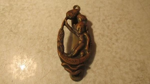 Antique Brass Door Knocker Dartmoors Pixie - Picture 1 of 1