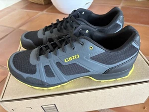 Giro Gauge Mountain Bike Shoes Men's Size 48 EU 13.5 Black/Yellow - New - Picture 1 of 7