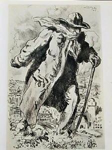 Lobel-Riche Le Spleen de Paris 1930 Edition Originale  homme ville - Picture 1 of 6