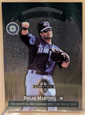 1997 Donruss Limited NON HOLOGRAPHIC EXPOSURE #65 Edgar Martinez RARE VARIATION - Image 1 of 2