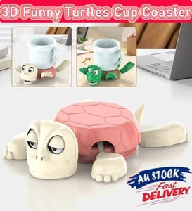 Turtle Cup Holder-Funny Turtle Coaster Press Turtle Coaster-1/2 pcs - Picture 1 of 10