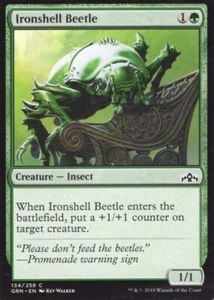 4X IRONSHELL BEETLE 134/259 GUILDS OF RAVNICA MTG MAGIC LP X4 - Picture 1 of 1