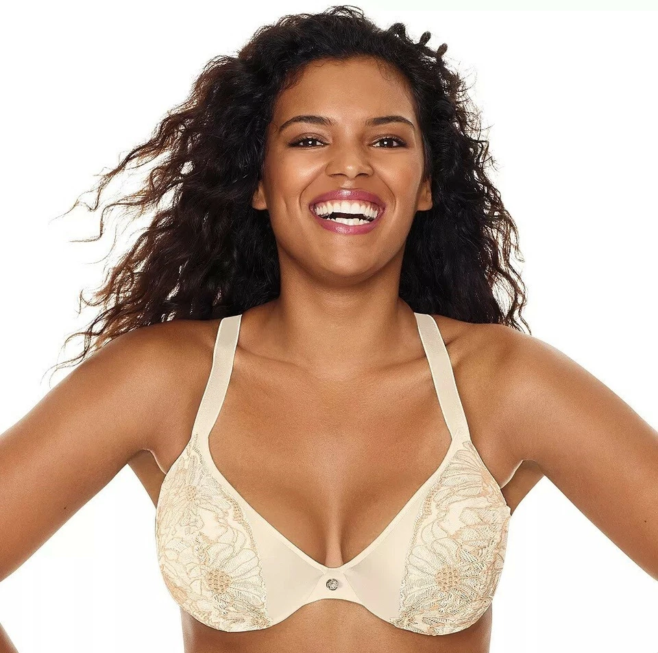 Sujetador con aros adornado 205X02 Just My Size 1204 46DD perla Foto 1 de 1