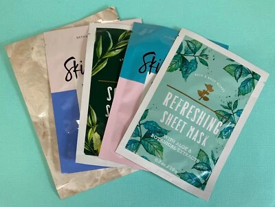 Bath & Body Works LOT Of 5 Face Sheet Mask Nourishing Assorted Scents NEW Sealed - Image 1 of 4