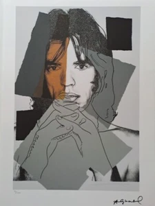 Firmato Andy Warhol - Mick Jagger - Certificato Leo Castelli - Foto 1 di 9