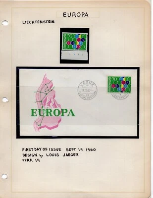 EUROPE 1960 COLLECTION OF 17 EUROPA FDCs - Image 1 of 4