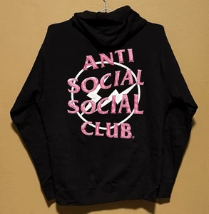 Anti Social Social Club x Fragment Precious Petals Hoodie Black - Mens Size M - Picture 1 of 3