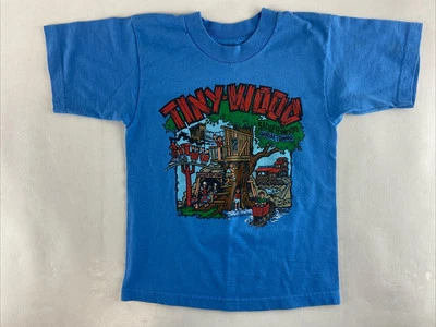 Camiseta de parque temático Silverwood vintage para niños talla 6-8 Foto 1 de 4