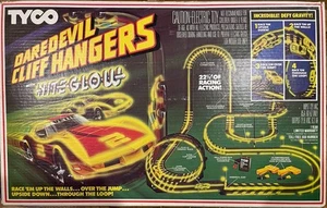 TYCO Daredevil Cliff Hangers Slot Car Set 100% Complete - Picture 1 of 9