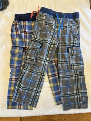 Mini Boden Pantalones Cargo Niños Con Cintura Elástica, Talla 4 Juego De 2 Foto 1 de 4