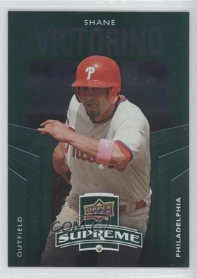 2010 Upper Deck Supreme Green Shane Victorino #S-87 - Image 1 of 2