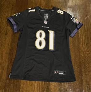 Baltimore Ravens Jacoby Jones #81 Nike Damen NFL Trikot Schwarz Medium Neu ohne Etikett - Bild 1 von 9