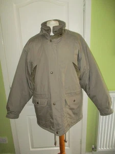SIZE XL MENS KHAKI HUNTING COUNTRY FARMING WINTER COAT BY LORD ANTHONY - Picture 1 of 6