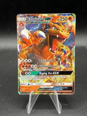 Pokémon TCG - Charizard GX 20/147 - Full Art Holo Rare - Burning Shadows LP BG3 - Image 1 of 3