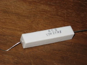 27 ohm 10 watt 5% Ceramic Cement Resistor - Picture 1 of 2