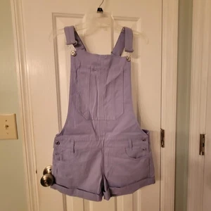 Lavender Short Overalls - Picture 1 of 5