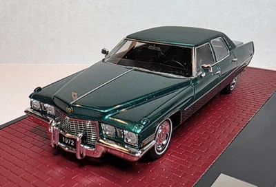 Matrix 1:43 1972 Cadillac Fleetwood Brougham Balmoral Green Firemist NEW! LOOK! - Image 1 of 4