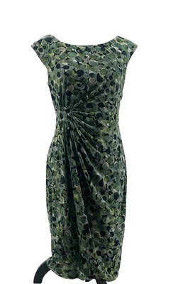 Vestido Connected Apparel para mujer 8 verde sin mangas acanalado sirena jardín hada Foto 1 de 4