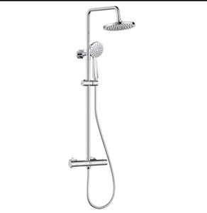 Bristan Zing2 Bar Shower Adjustable Thermostatic Rigid Riser Diverter Chrome - Picture 1 of 1