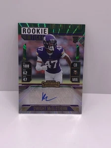 Dwight McGlothern Jr. 2024 Panini Contenders Rookie RC Auto Green Sunburst SP - Bild 1 von 2