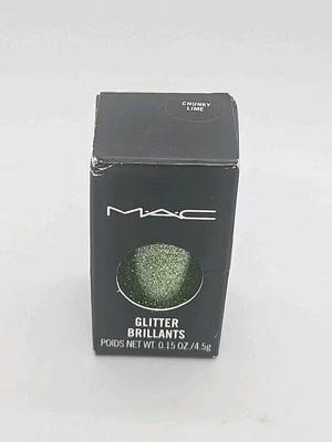 MAC M·A·C GLITTER BRILLANTS CHUNKY LIME .15oz NEW BOXED AUTHENTIC  - Image 1 of 4