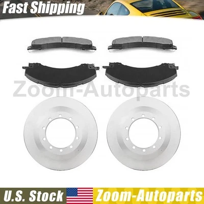 Rotores de freno de disco trasero + Kit de pastillas de freno para Dodge Ram 5500 2008-2010 Foto 1 de 4