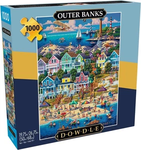 - Dowdle - Outer Banks - 1000 Piece Jigsaw Puzzle for Adults -Challenging Puzzle - Picture 1 of 12
