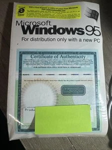 Microsoft Windows 95 For Distribution With A New DELL PC Only NEW FACTORY Sealed - Bild 1 von 6