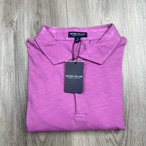 Peter Millar Crown Crafted Journeyman Short Sleeve Polo Mens Size XL - Picture 1 of 13