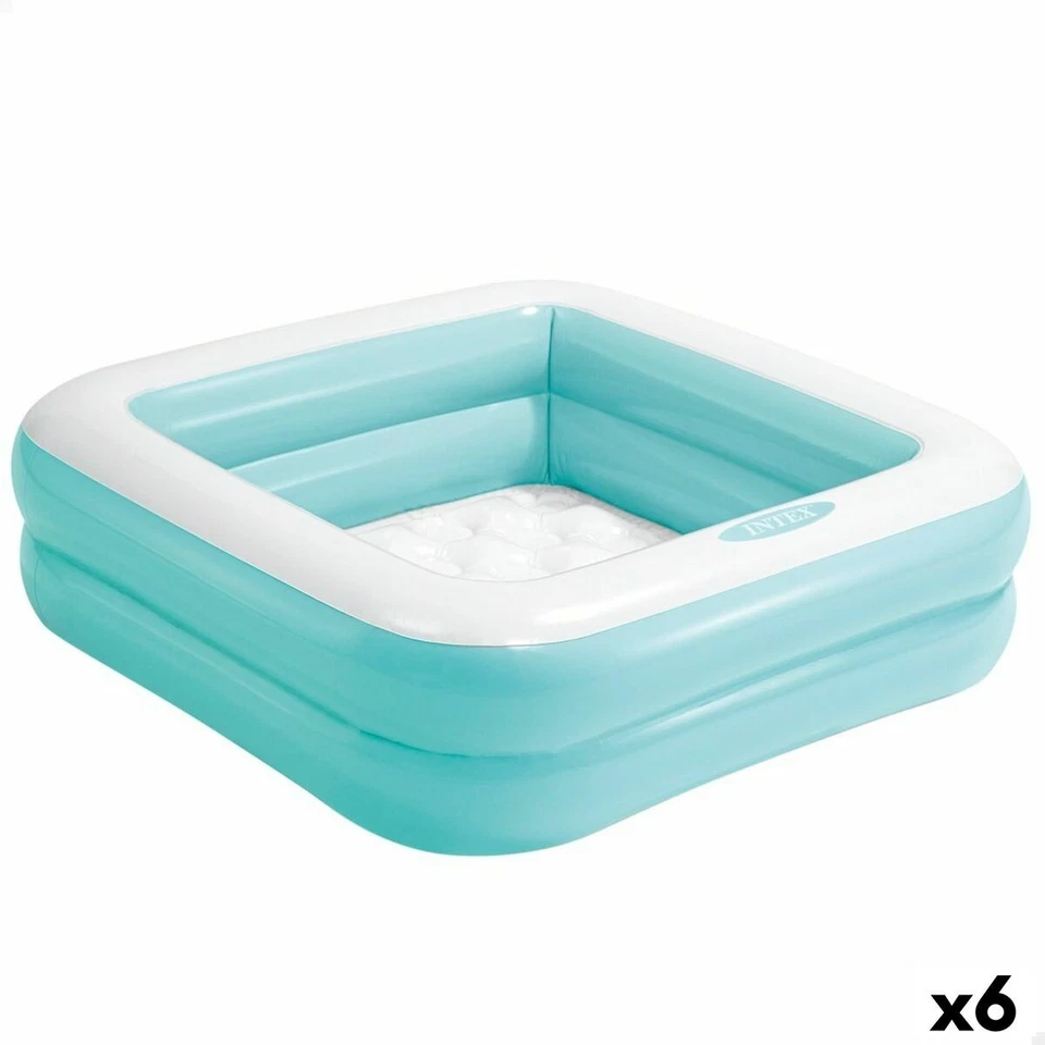 Piscina Hinchable para Niños Intex Cuadrada 57 L 86 x 25 x 86 cm [6 Unidades] - Imagen 1 de 4