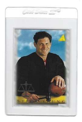 Steve Young 1995 Pinnacle #192 San Francisco 49ers HOF QB NFL Card – Excellent - Image 1 of 2