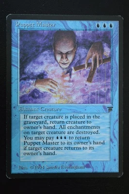Magic The Gathering MTG PUPPET MASTER Legends LP Lightly Played - Image 1 of 2