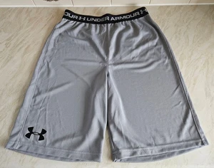 Under Armour Heatgear Shorts Men's Large Grey/Black New - Picture 1 of 2