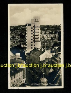 STUTTGART Tagblatt Turmhaus Architecture Foto-AK u 1925 - Picture 1 of 1