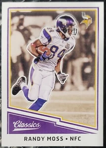 Scheda Calcio Classici 2017 #198 Randy Moss Vikings HOF - Foto 1 di 2