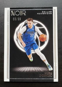 2020-21 Panini Noir Luka Doncic Icon Edition 55/99 #130 Dallas Mavericks - Foto 1 di 3