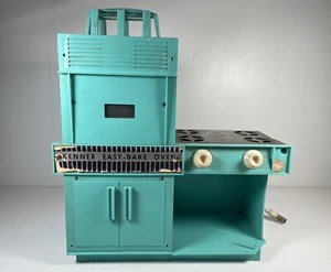 Horno de colección Kenner verde azulado fácil de hornear sartén cocina panadería niña juguete - Imagen 1 de 13