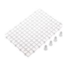 Aquarium Bottom Grid Plate Fish for Divider Isolation Tray with 4pcs Stand