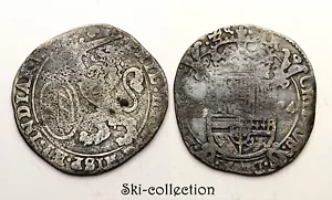 Escalin 1624. Spanish Netherlands. Silver - Picture 1 of 1