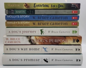 Lot of 8 Books by W. Bruce Cameron Ann M. Martin Dog's Purpose Dog's Way Home - Picture 1 of 24