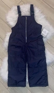 Carters Outerwear Winter Snow Bib Zip Front Toddler Boys Girls 2T New Nwt - Picture 1 of 4