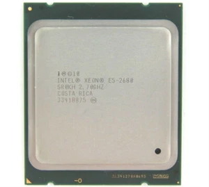 Intel Xeon E5-2680 CPU 8-Core 2.7GHz 20M 8 GT/S LGA2011 SR0KH 16 T Processor - Picture 1 of 4