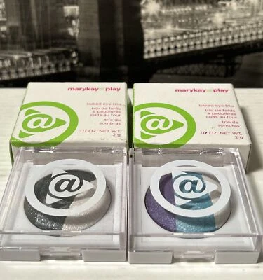 mary kay at play baked eye trio Lot Tuxedo & Electric Spring New In Box - Image 1 of 4